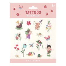 Kinder Tattoos 'Rosa & Friends' von Little Dutch