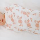 Strick Pucktuch Swaddle 'Rosettes'