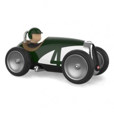 Spielzeugauto Rennwagen grün von Baghera