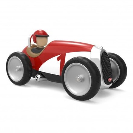 Spielzeugauto Rennwagen rot