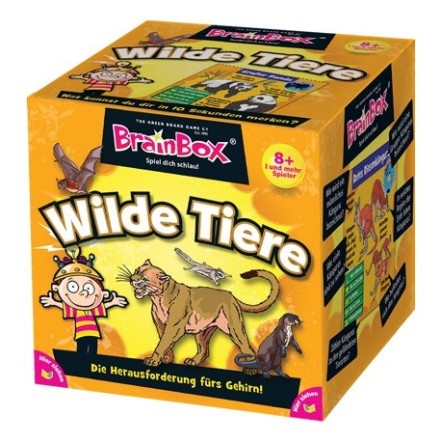 Gedächtnisspiel BrainBox 'Wilde Tiere'
