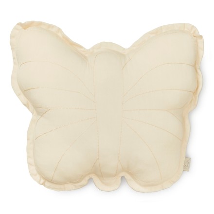 Kissen 'Schmetterling' Antikes Weiß