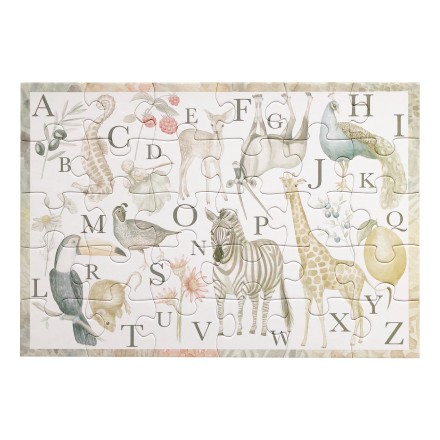 Puzzle 'Alphabet & Tiere'