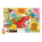 Puzzle 'Dino World' mit Blechdose 50 Teile