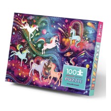 Puzzle Holographic 'Unicorn Garden' 100 Teile von Crocodile Creek