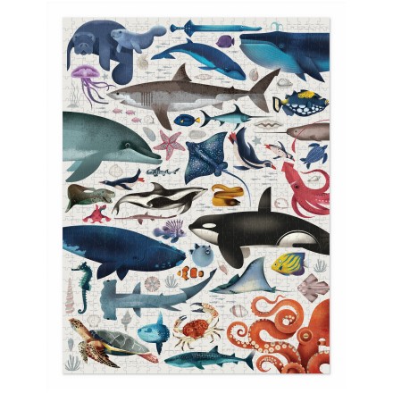 Puzzle 'World of Ocean Animals' 750 Teile