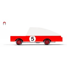Candylab Toys - Holz Spielzeugauto Candycar 'Red Racer 5'