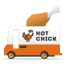 Holz Spielzeugauto Candyvan 'Hot Chick Van' von Candylab Toys