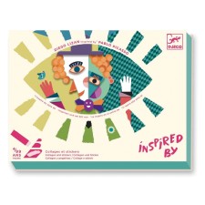 Collagen & Sticker Set 'Inspired by - Pablo Picasso' von Djeco