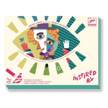 Collagen & Sticker Set 'Inspired by - Pablo Picasso'