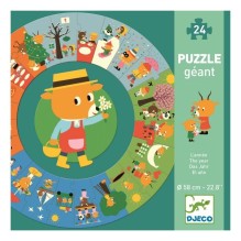 Djeco - Puzzle 'Das Jahr' 24 Teile