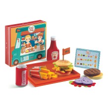 Djeco - Rollenspiel Kinderküche Burger 'Ricky & Daisy'