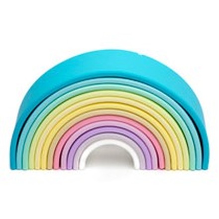 Regenbogen 'Pastel' aus Silikon 12-teilig