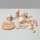 Holzspielzeug Puppen Pflege & Fütter-Set