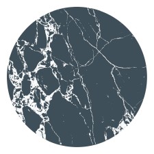 Bodenmatte Splat Mat 'Dark Marble' von Everleigh & Me