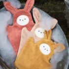 Waschlappen 'Bunny' Old Rose Mix 3er-Set