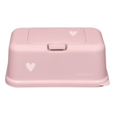 Feuchttücherbox Funkybox 'Little Heart' pale pink von Funkybox
