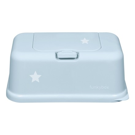 Feuchttücherbox Funkybox 'Little Star' baby blau