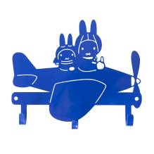 global affairs - Kleiderhaken 'Miffy Airplane' blau