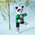Stricktier Kuscheltier Panda Fu