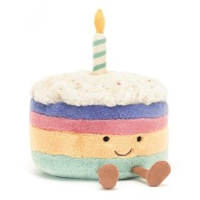 Kuschel Geburtstagskuchen 'Amuseable Rainbow Birthday Cake' von Jellycat