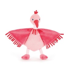 Schmusetuch 'Flapper Flamingo' von Jellycat