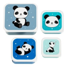 A Little Lovely Company - Brot- und Snackdosen Set 'Panda'