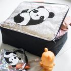 Kinder Koffer Glitzer 'Panda'
