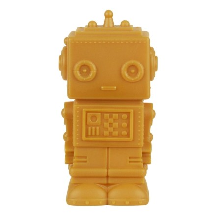 Nachtlicht Little Light 'Roboter' gelb-gold
