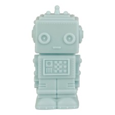 Nachtlicht Little Light 'Roboter' graublau von A Little Lovely Company