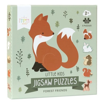 Puzzle 'Forest Friends' 5er-Set