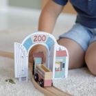 Eisenbahn Erweiterungsset Bauklötze 'Zoo'