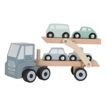 Little Dutch - Holz LKW Auto-Transportwagen