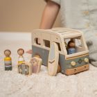 Holz Vintage Camper Wohnmobil inkl. Spielfiguren