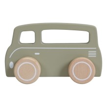 Little Dutch - Holzauto 'Bus' oliv