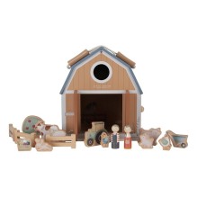 Little Dutch - Tragbares Holz Puppenhaus 'Little Farm'