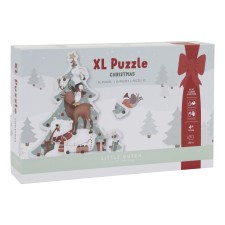 XL Weihnachtspuzzle 'Christmas' 35-teilig von Little Dutch