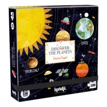 londji - Pocket Puzzle 'Planets' 100 Teile