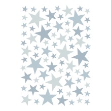 Lilipinso - Wandsticker 'Etoiles' Sterne eisblau