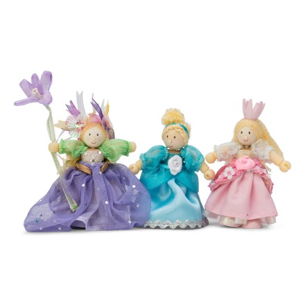 Budkins Puppen 'Prinzessinnen' 3er-Set