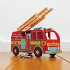 Holz Feuerwehrwagen