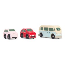 Holzauto-Set 'Retro Metro Car' von Le Toy Van