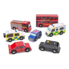 Holzauto-Set 'The London Car' von Le Toy Van