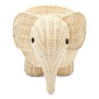 Aufbewahrungskorb 'Anya' Elefant aus Rattan