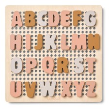 Holz Alphabet & Zahlen Puzzle 'Ainsley' Tuscany Rose Multi Mix von Liewood