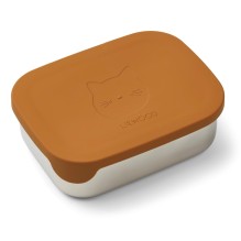Liewood - Lunchbox 'Arthur' Cat mustard