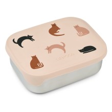 Liewood - Lunchbox 'Arthur' Miauw Apple Blossom