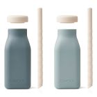 Milkshake Flasche 'Erika' Blue Mix 2er-Set