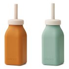 Milkshake Flasche 'Erika' Mustard/Peppermint Mix 2er-Set