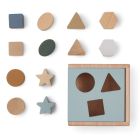 Steckspiel Puzzlewürfel 'Mark' Geometric Blue Fog Mutli Mix